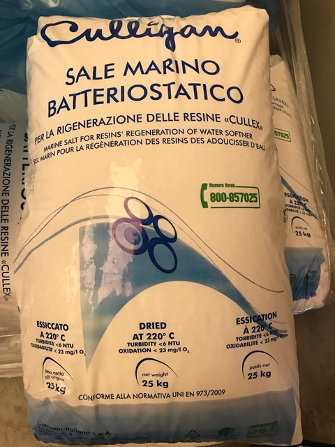 SALE GRANULARE CULLIGAN SACCO 25Kg  BATTERIOSTATICO